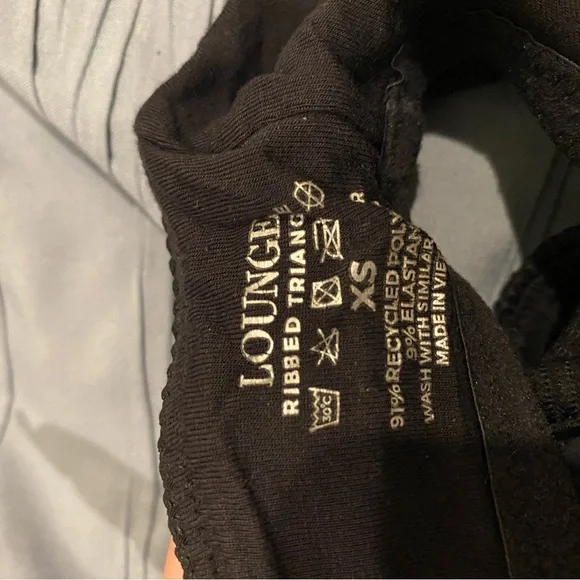 Lounge Ribbed Black Set - Picture 2 of 4